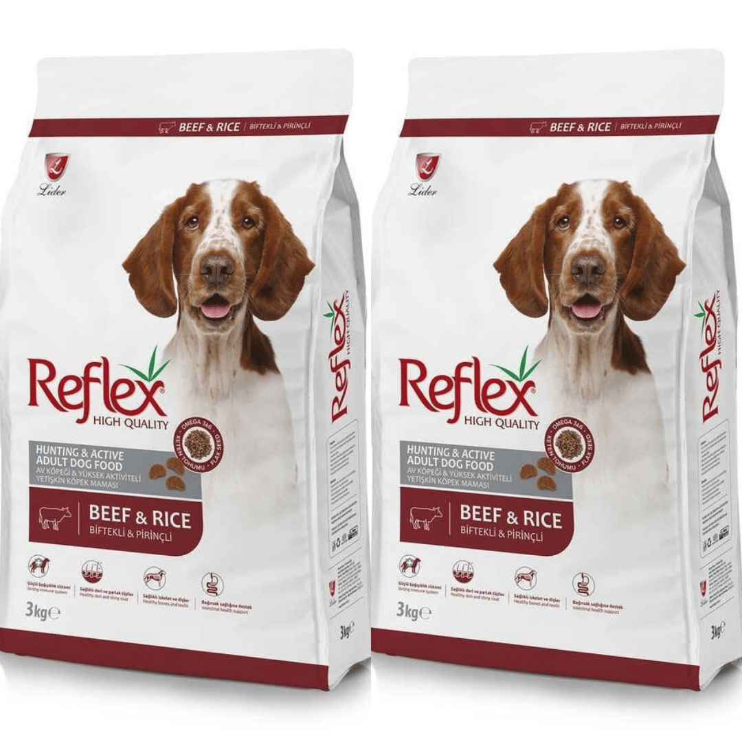 REFLEX HIGH ENERGY BEEF ADULT DOG FOOD 3 KG