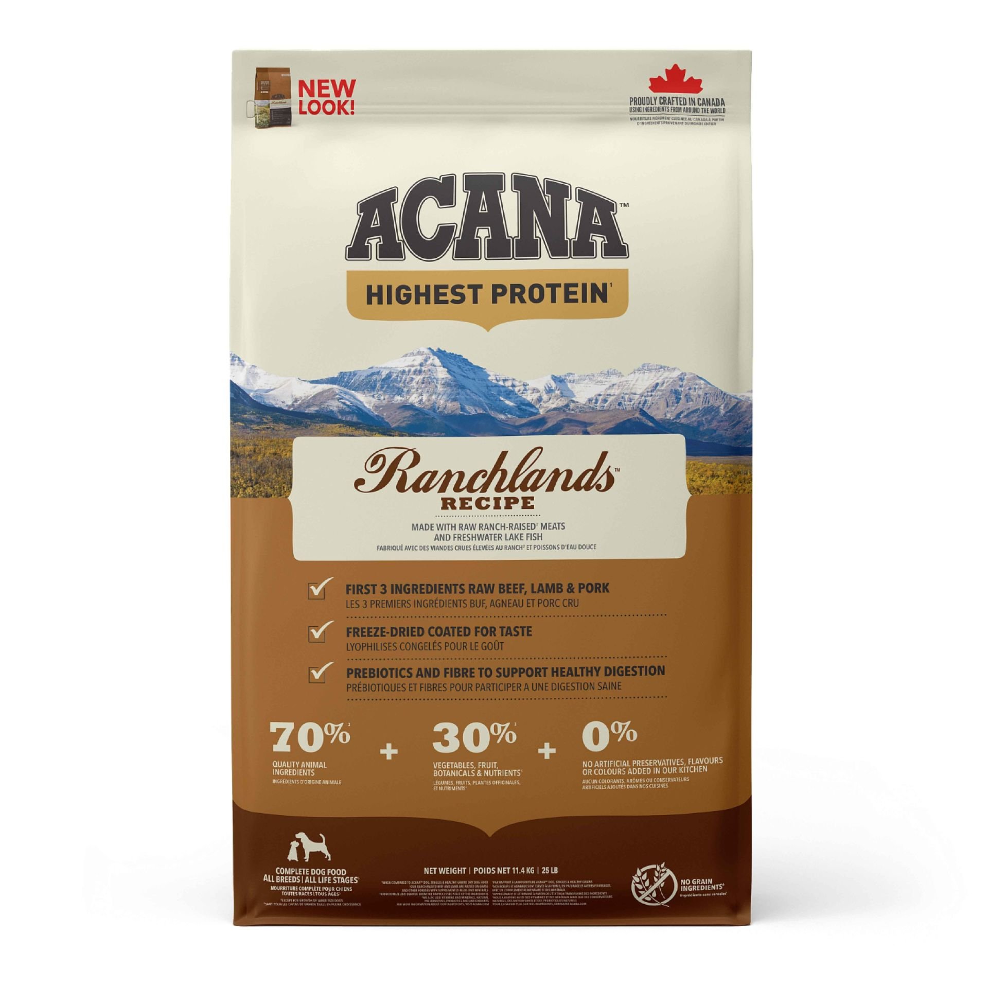 Acana Ranchlands Sığır Etli 11.4 kg Yetişkin Köpek Maması