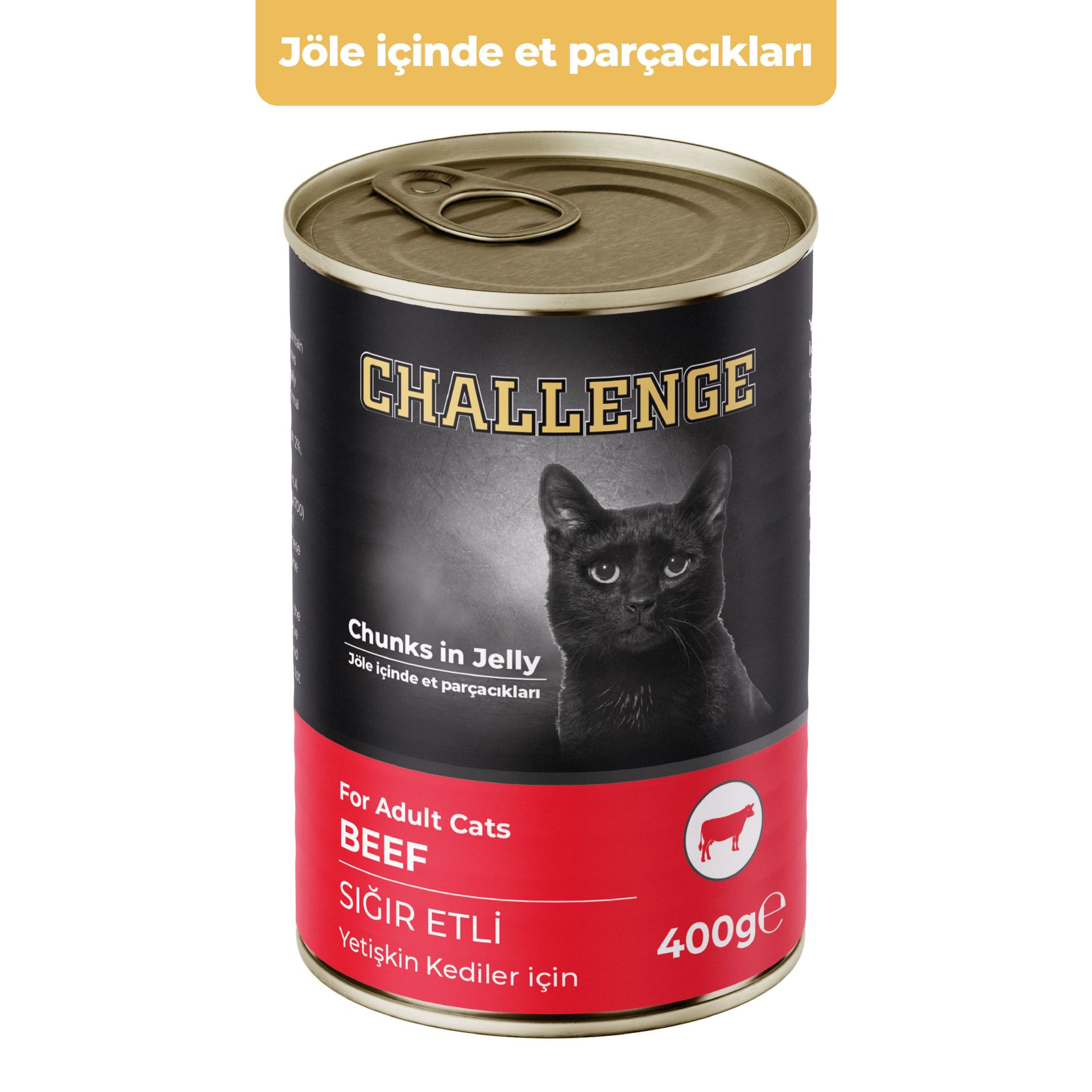 Challenge Sığır Etli 400 gr Yetişkin Konserve Kedi Maması