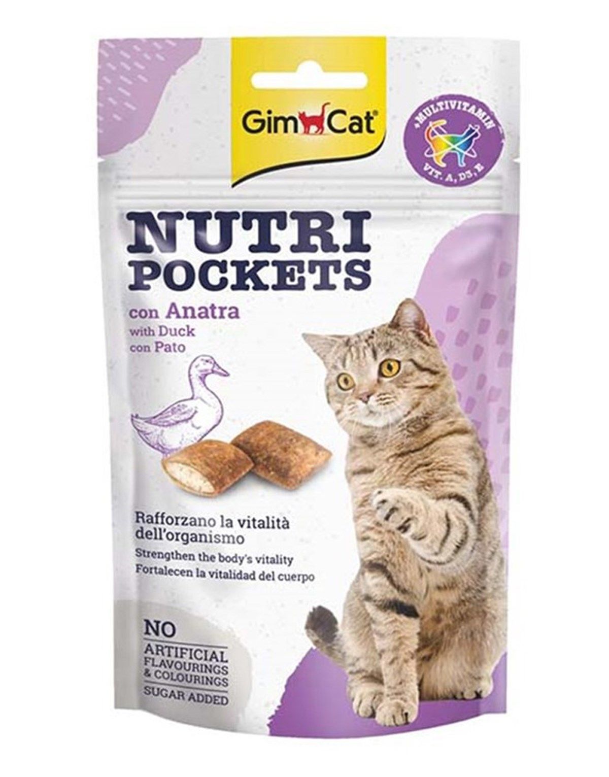 Gimcat Nutripockets Ördekli 60 gr Kedi Ödül Maması