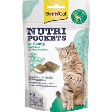 Gimcat Nutri Pockets Otlu ve Multivitamin 60 gr Kedi Ödül Maması