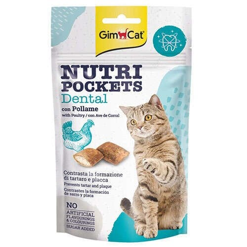 Gimcat Nutripockets Dental 60 gr Kedi Ödül Maması