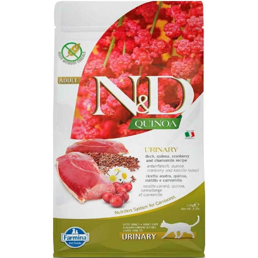 N&D Quinoa Urinary Ördekli 1.5 kg Yetişkin Kedi Maması