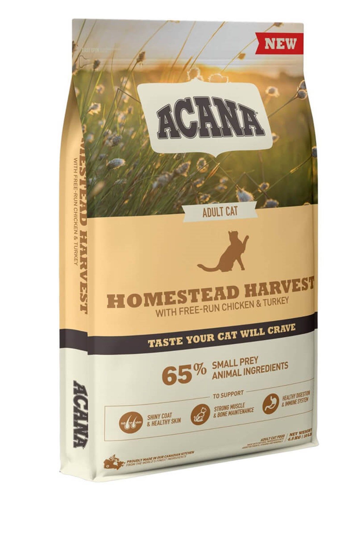 Acana Homestead Harvest 4.5 kg Yetişkin Kedi Maması
