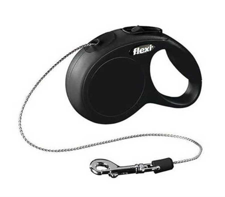 Flexi New Classic S Beden Siyah 5MT İpli Tasma