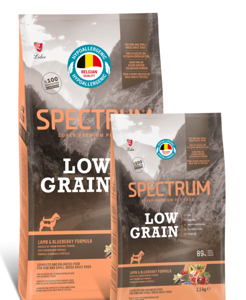 Spectrum Düşük Tahıllı Kuzulu, Yaban Mersinli Küçük Irk Yavru Köpek Maması 2.5kg