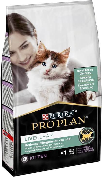 Pro Plan LiveClear Alerjen Azaltan Hindili 1.4 kg Yavru Kedi Maması