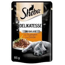 Sheba Hindi Etli Pouch Yaş Kedi Maması 85 gr