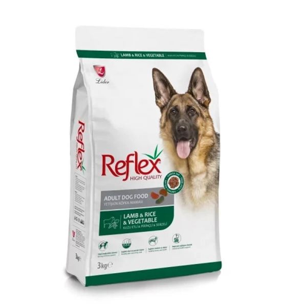 Reflex Kuzulu Pirinçli Ve Sebzeli Yetişkin Köpek Maması 3kg