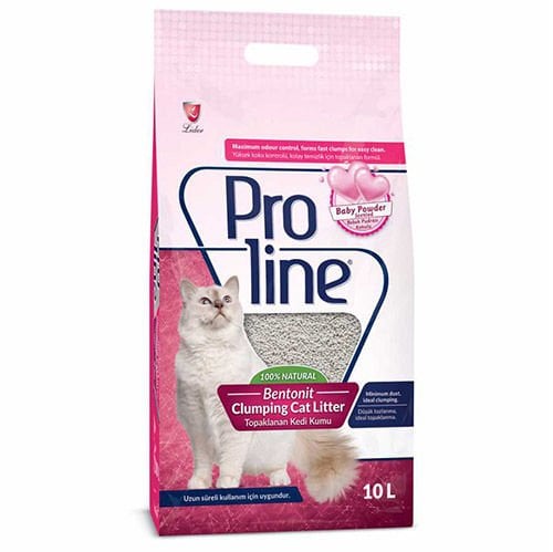 Prolıne Pudra Kokulu Kedi Kumu 10L