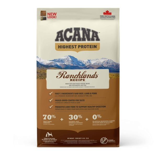 Acana Ranchlands Sığır Etli 11.4 kg Yetişkin Köpek Maması