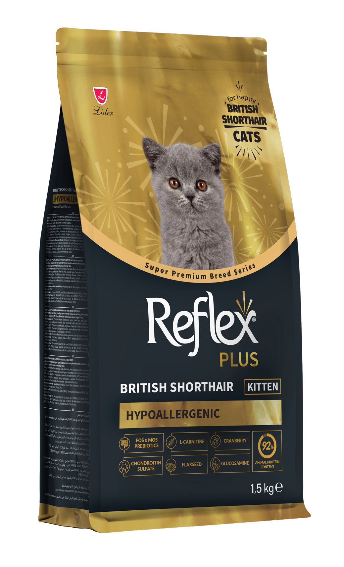 Reflex Plus British Shorthair Yavru Kedi Maması 1,5kg