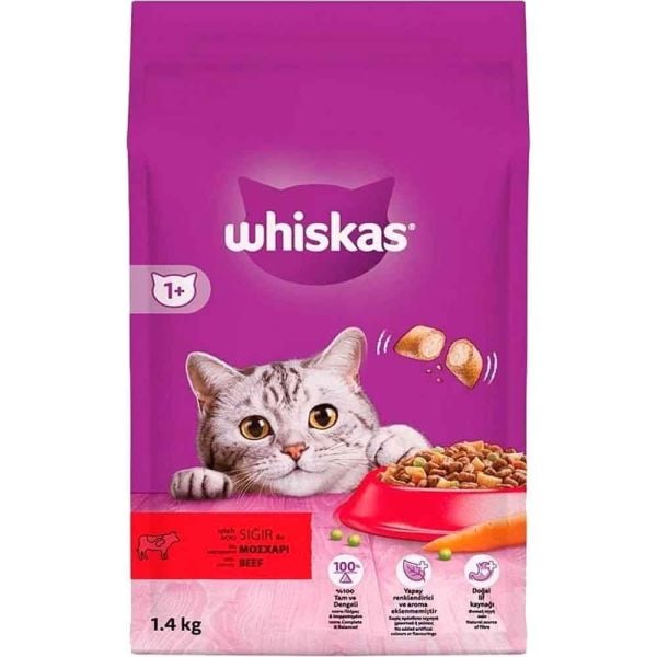 Whiskas Sığır Etli Yetişkin Kedi Maması 14kg