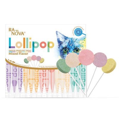Ranova Karışık Lezzetli 15x1.4 gr Kedi Lolipopu