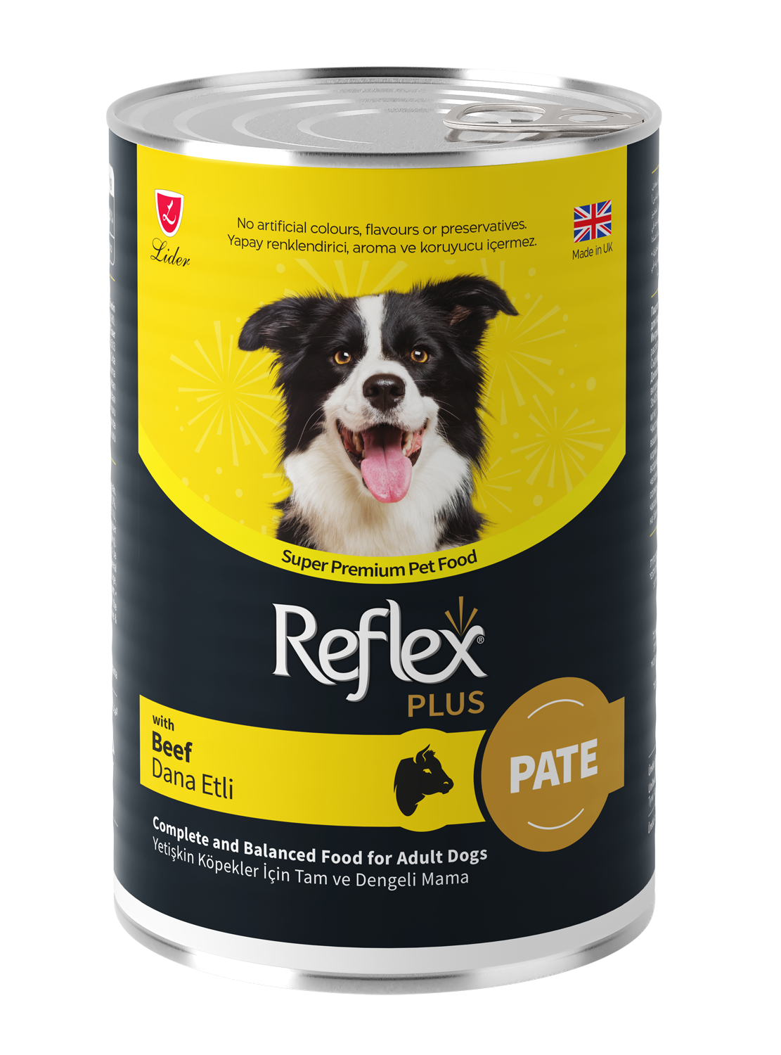 Reflex Plus Pate Dana Etli Yetişkin Köpek Maması 395G