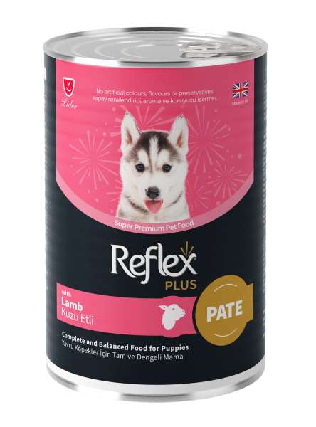 Reflex Plus Pate Kuzu Etli Yavru Köpek Maması 395G