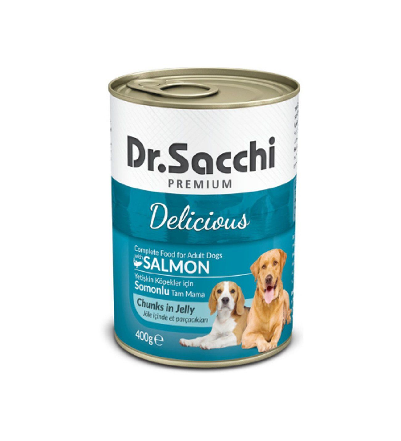 Dr.Sacchı Konserve Köpek Somonlu 400G