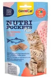 Gimcat Nutri Pockets Somonlu Kedi Ödülü 60gr