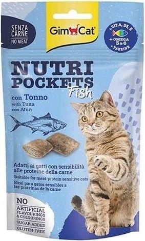 Gimcat Nutri Pockets Ton Balıklı Kedi Ödülü 60gr