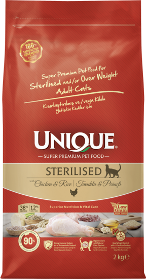 Unique Tavuklu 7 kg Kısırlaştırılmış Yetişkin Kedi Maması