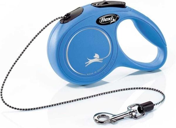 Flexi New Classic S Beden Mavi 5MT İpli Tasma