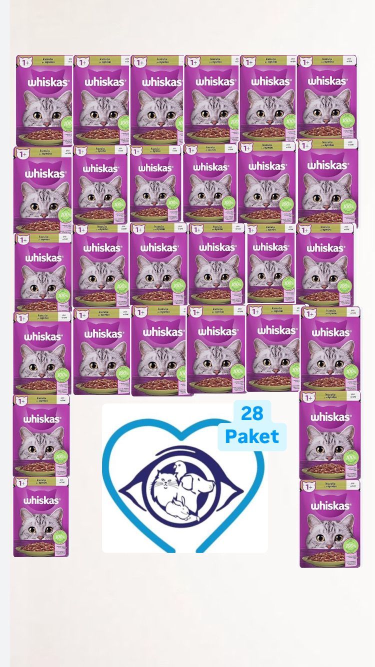 Whiskas Jöleli Kuzu Etli 85 gr 28'li Yetişkin Kedi Yaş Maması