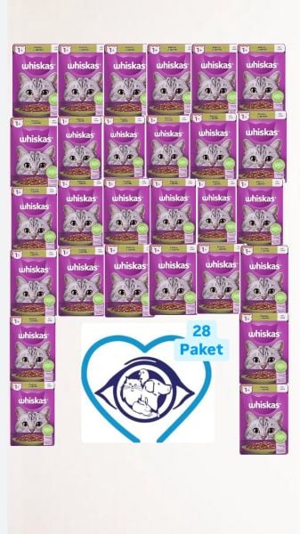 Whiskas Jöleli Kuzu Etli 85 gr 28'li Yetişkin Kedi Yaş Maması
