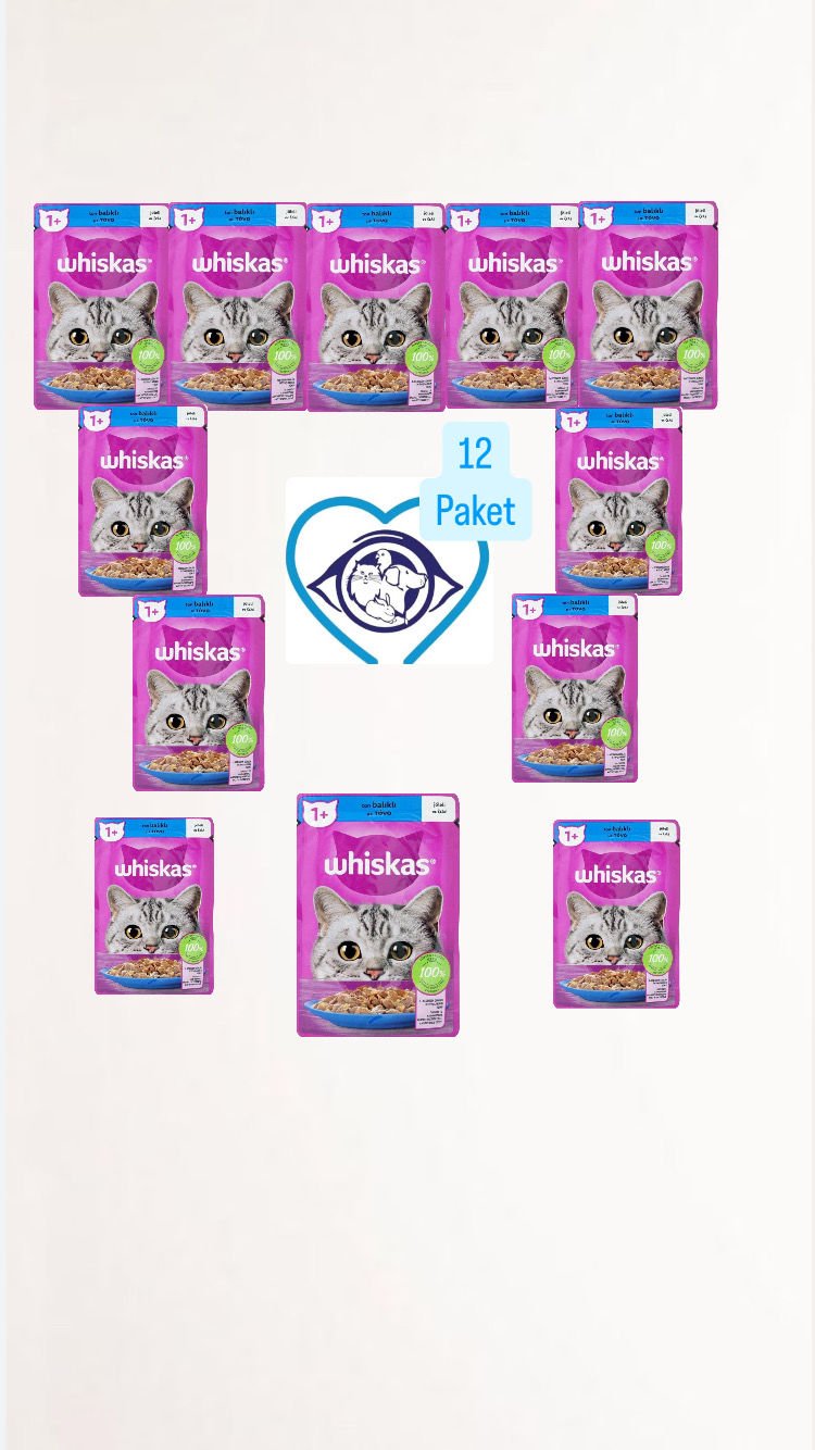 Whiskas Jöleli Ton Balıklı 85 gr 12'li Yetişkin Kedi Yaş Maması