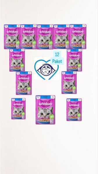 Whiskas Jöleli Ton Balıklı 85 gr 12'li Yetişkin Kedi Yaş Maması