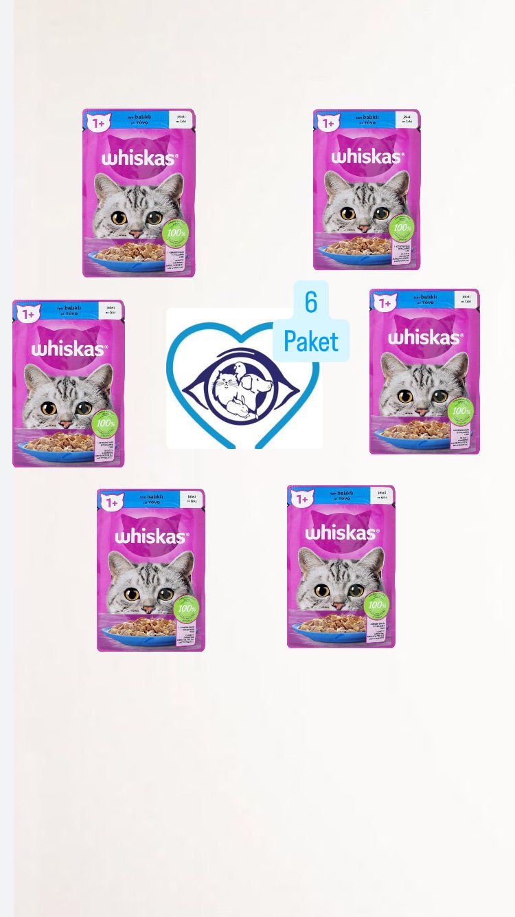 Whiskas Jöleli Ton Balıklı 85 gr 6'lı Yetişkin Kedi Yaş Maması