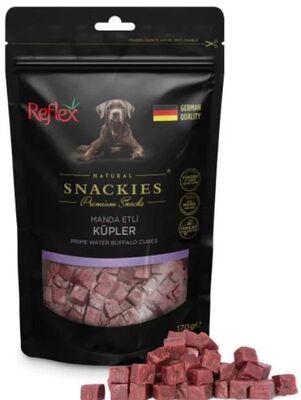 Reflex Snackies Manda Etli Küpler 170 gr Köpek Ödül Maması
