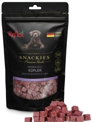 Reflex Snackies Manda Etli Küpler 170 gr Köpek Ödül Maması