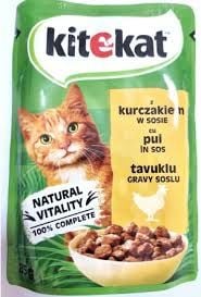 Kitekat Tavuklu Yaş Mama Pouch 85 gr