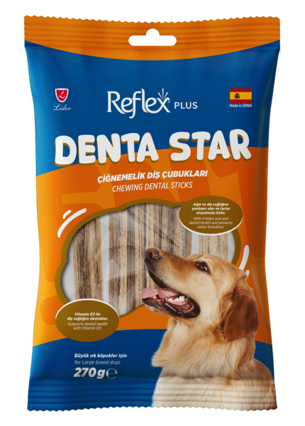 Reflex Plus Çiğnemelik Diş Çubukları Büyük Irk Yetişkin Köpek 270 G