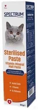 Spectrum Kısırlaştırılmış Kediler İçin Vitamin ve Mineralli Malt Macunu 30gr