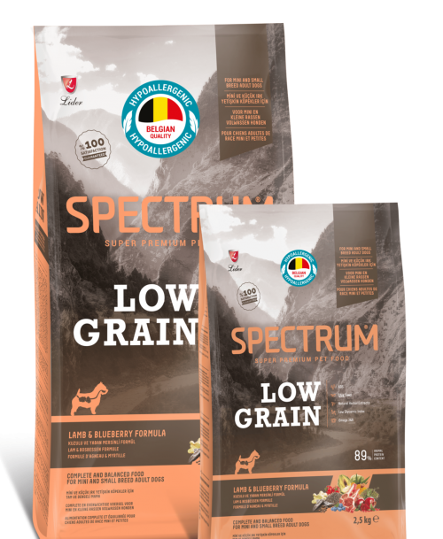 Spectrum Düşük Tahıllı Kuzulu, Yaban Mersinli Küçük Irk Yavru Köpek Maması 2.5kg