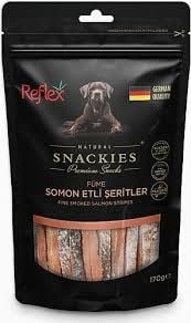 Reflex Snackies Füme Somon Etli Şeritler 170 gr Köpek Ödül Maması