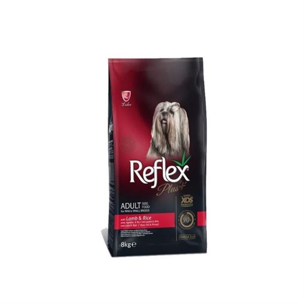 Reflex Plus Kuzu Etli ve Pirinçli Küçük Irk 8 kg Yetişkin Köpek Maması